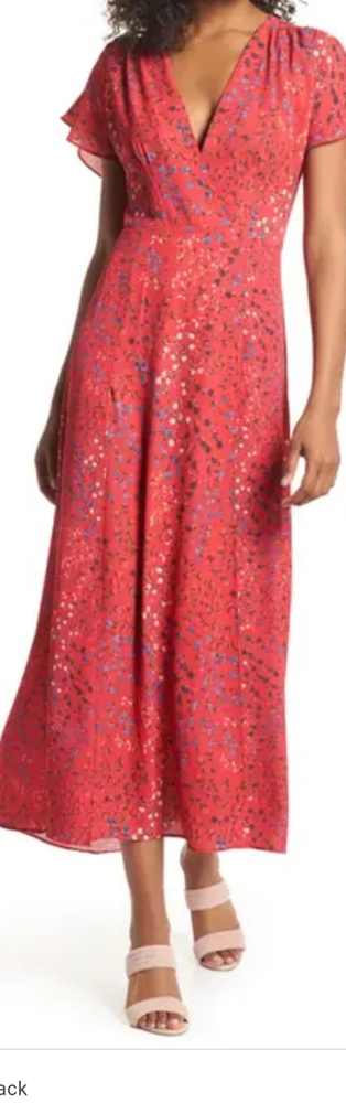 French Connection high-slit maxi dress